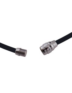 Trio Halskæde med rhinsten bead TRI 102 Sort 2
