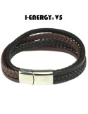 I-Energy Læder magnetarmbånd V5