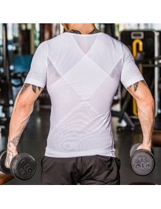 I-Energy Posture t-shirt med justerbar mave bælte