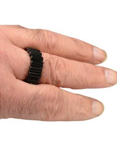 Power Mag Cylinder Magnet Ring Sortplatineret MAG02B