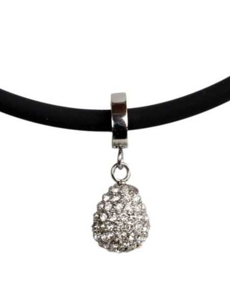 Trio ion halskæde med cz sten ananas  click on pendant TRI204 Trio ion halskæde med cz sten ananas  click on pendant TRI204