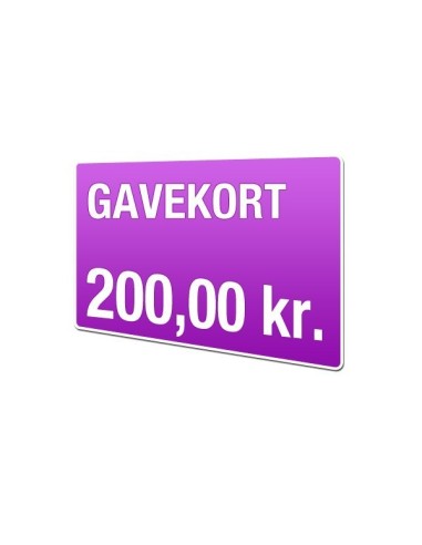 Gavekort 200kr