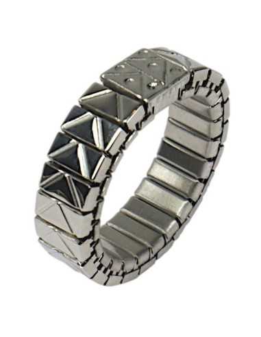 Flexibel rustfri stål finger ring 6mm ES09