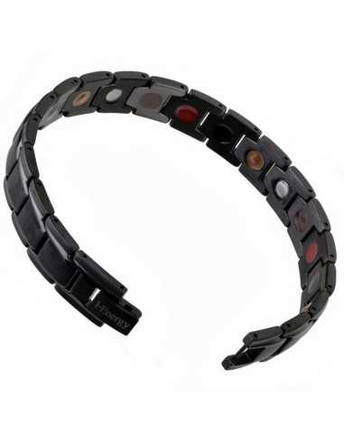 Magnetarmbånd I-Energy 4i1 rustfri stål Sort  8262B Steel