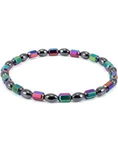 Hematite Magnetarmbånd/Ankelkæde med elastik HEM-11 2