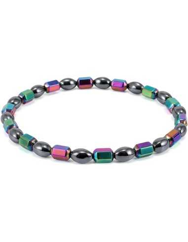 Hematite Magnetarmbånd/Ankelkæde med elastik...