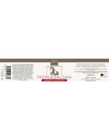 Hestebalsam Varmende Ekstra Stærk 250ml Alpenhof