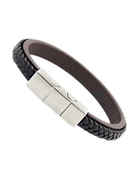 I-Energy Power V8 magnetarmbånd flettet læder