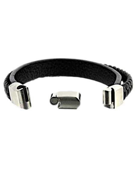 I-Energy Power V11 magnetarmbånd flettet læder