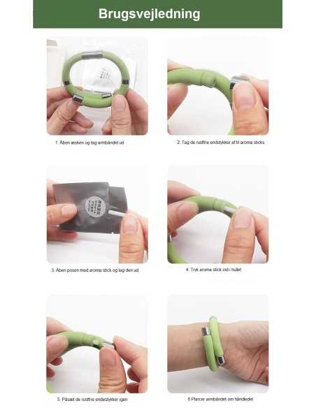 I-Energy Bipolar aroma Silicone armbånd BIS01