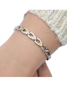 I-Energy Magnetarmbånd/Ankelkæde rustfri stål B558WSG 2