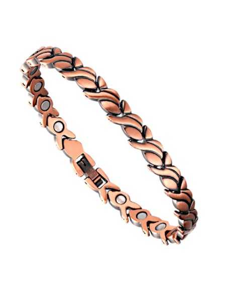 I-Energy kobber magnetarmbånd/ankelkæde CB007 Kobber