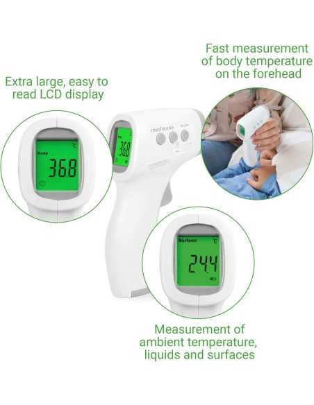 Medisana TM A79 Infrarød febertermometer Med feberalarm og LED-belysning