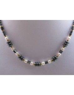 Hematite magnethalskæde model SMHN3007 2